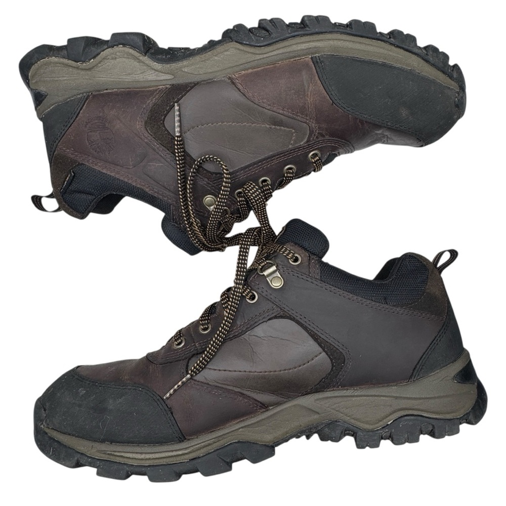 Timberland Men's Brown Leather Hiking Shoes - Size 11 - Picture 6 of 9